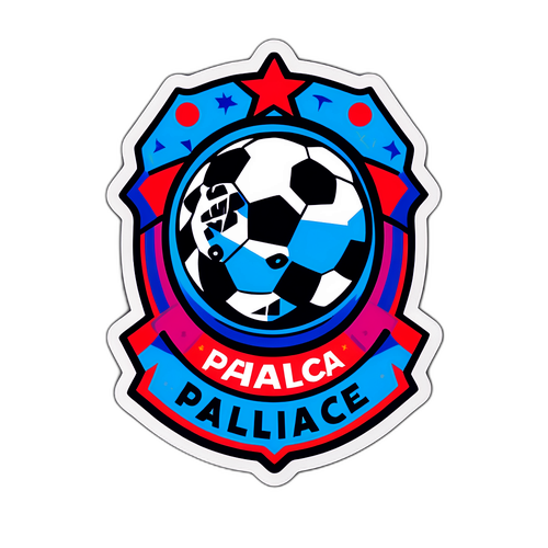 Наклейки, натхнені футболом у стилі Crystal Palace