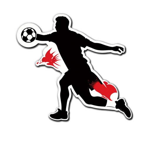 Fußball Leidenschaft: Sticker-Design für Fans