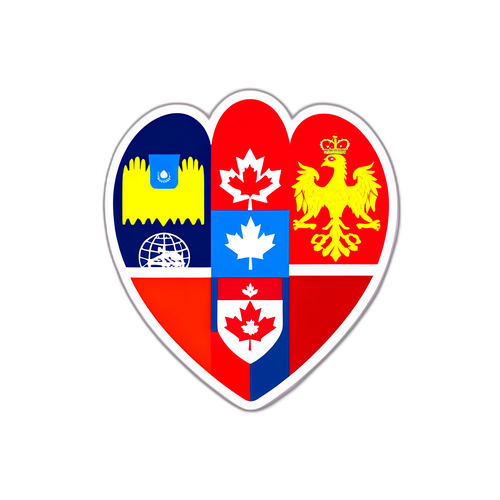 Stickers României și Canadei