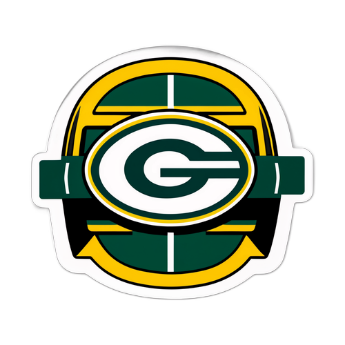 Adesivo do Campo Dividido: Packers vs Commanders
