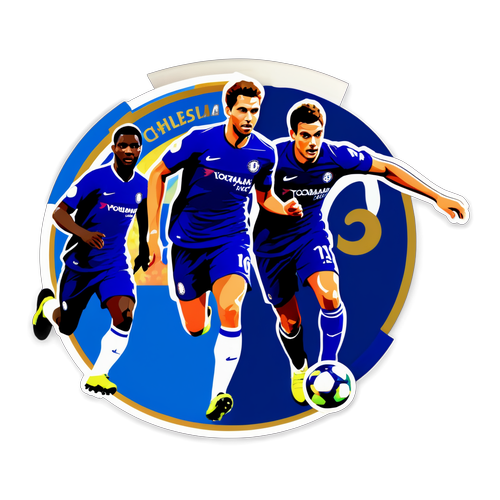 Chelsea játékosok akcióban
