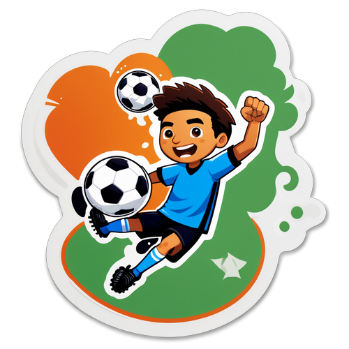 Diseño de sticker para Pelota Libre 2