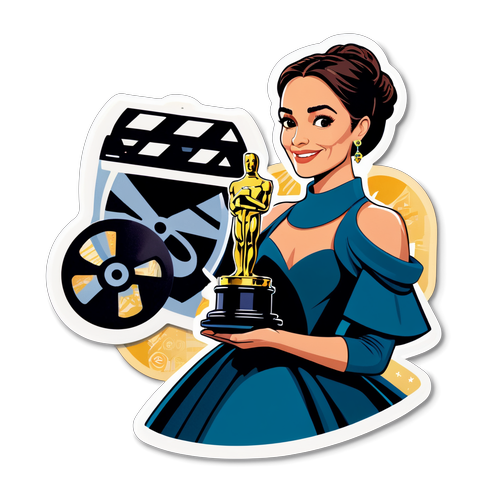 Sticker Humor Menyoroti Nominasi Oscar 2025