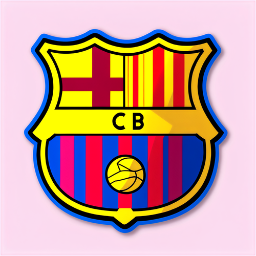 Barcelona Futbol Kulübü Temalı Sticker