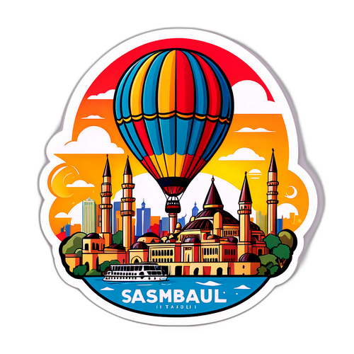 Sıcak Hava Balonu ile İmsak'ın İstanbul Manzarası