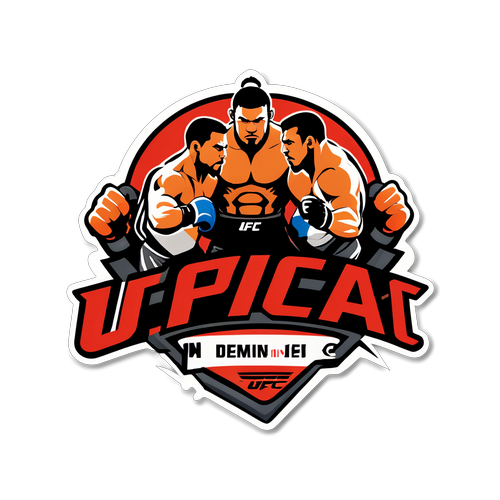 สติกเกอร์ธีม UFC: Fighters in Combat Style