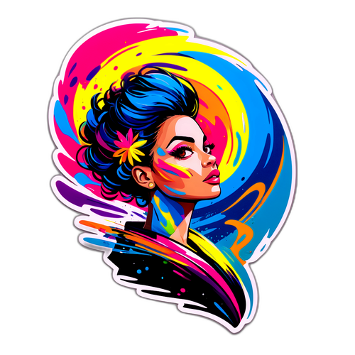 ה mural של אולבר בעיר