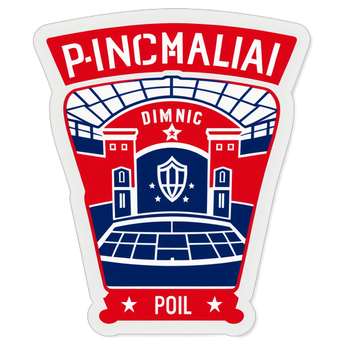 Sticker cu stadionul din România - Dinamo București vs Poli Iași