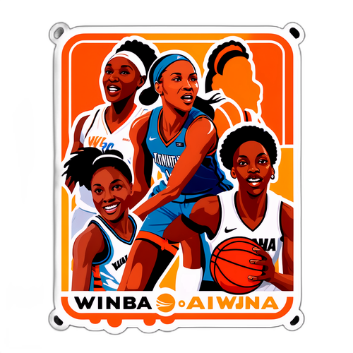 Isang Retro-Estilong Sticker na Nagdiriwang sa Kasaysayan ng WNBA
