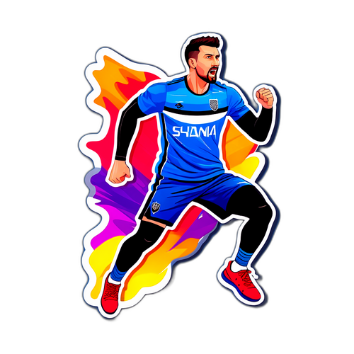 Sportieve Sticker van Maksim Stojanac