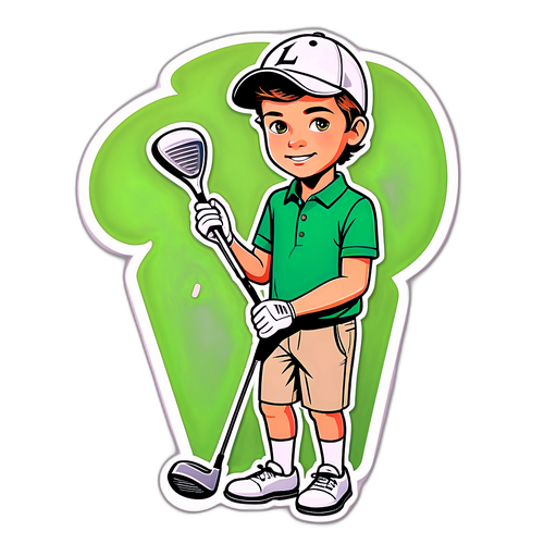 Luke Littler, a fiatal tehetség a golfpályán