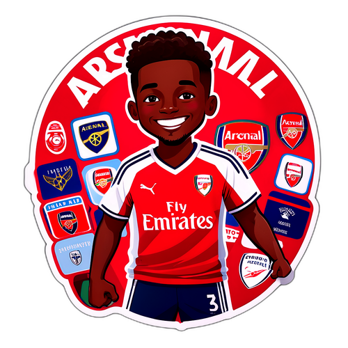 Supporter Arsenal Ceria
