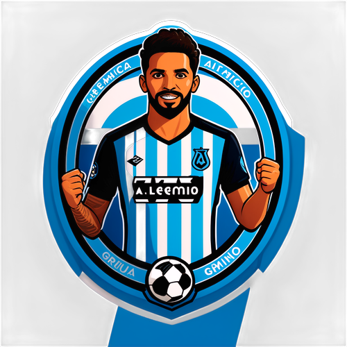 Design de Sticker: Club Atlético Grau vs. Grêmio