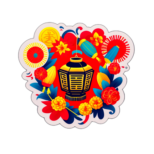 传统节日贴纸