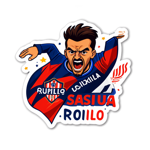 Diseño de un sticker que captura la esencia de los aficionados de Osasuna