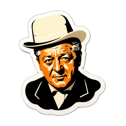 Ein Filmrollen-Design von Jean Gabin