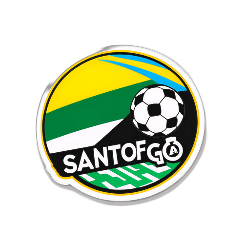 Scene ya Mpira wa Miguu wa Botafogo dhidi ya Santos