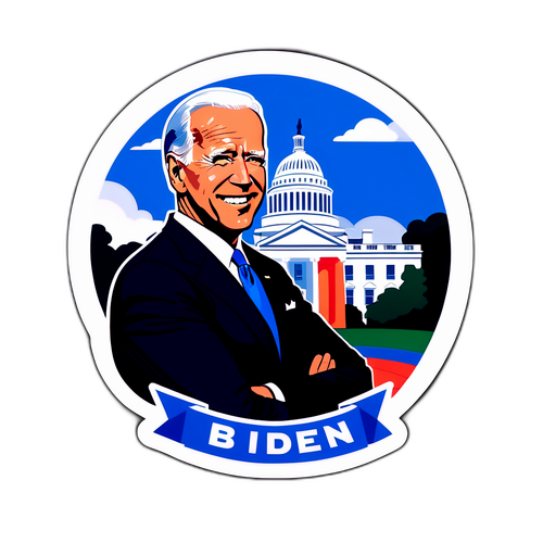 Unity and Progress: Joe Biden Sticker
