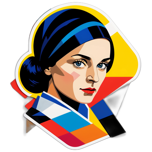 Artistieke Sticker van Els Van Doesburg