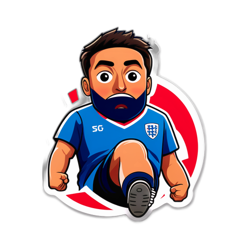 Straffesparksøjeblik fra England vs Italien