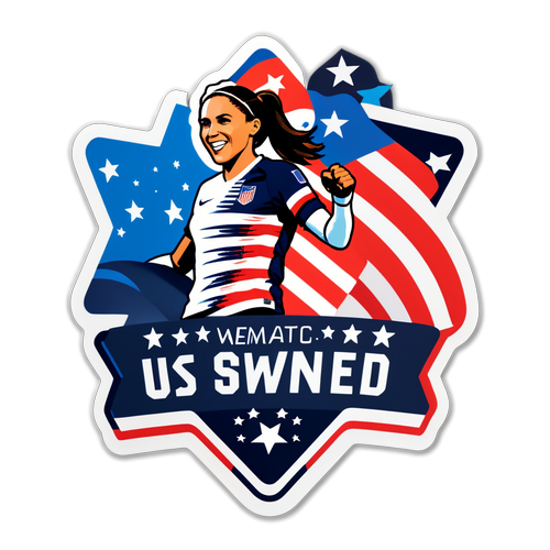 Unleash Your Spirit: Celebrate USWNT Triumph with 'Together We Win' Sticker!