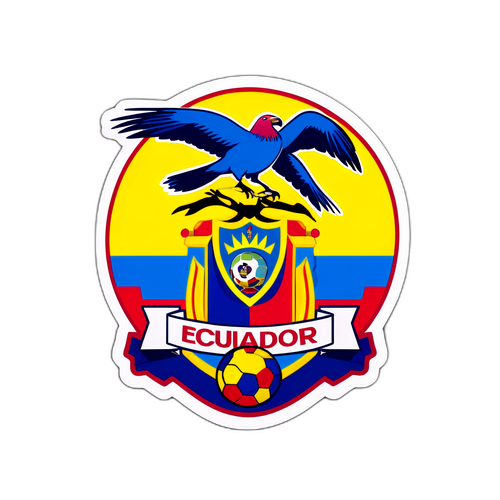 Adhesivo Representativo del Entrenador de Ecuador