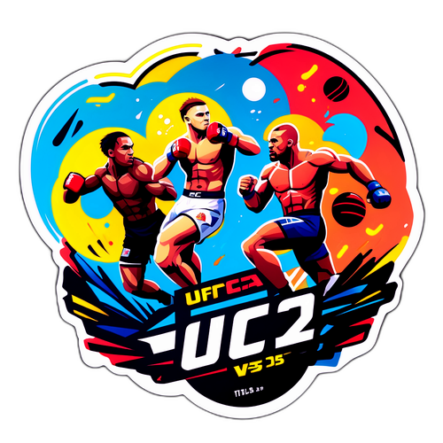 מדבקה המשקפת אמנות וספורט