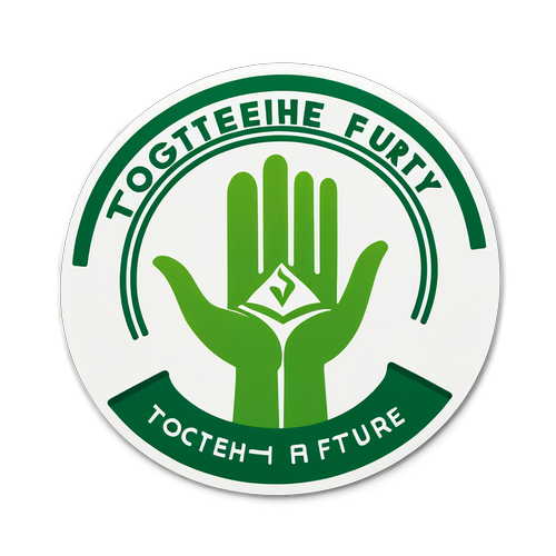 Sticker z logo Partii Together