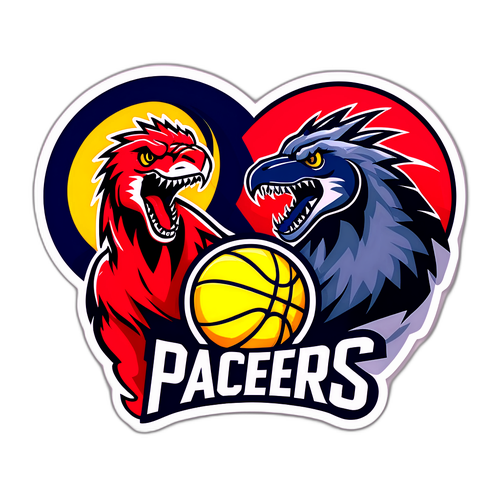 Adesivo do Jogo Pacers x Raptors