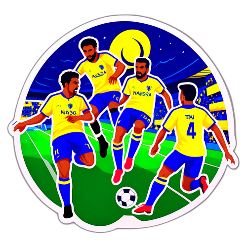 Fotbalový zápas Al Nassr proti Al Taawon