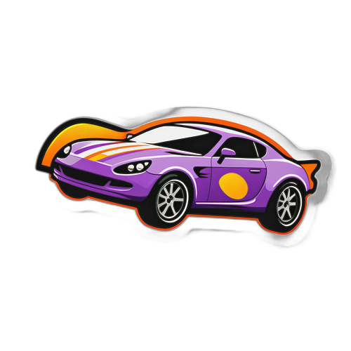 A carro estilizado da GAC em curva