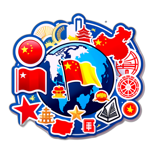 中国经济机会清单主题贴纸