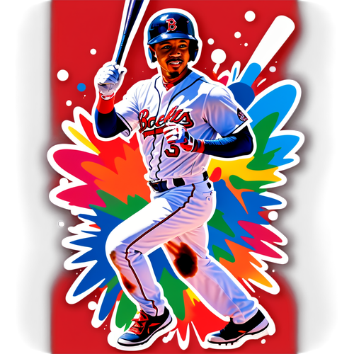 Mookie Betts Power Play Sticker