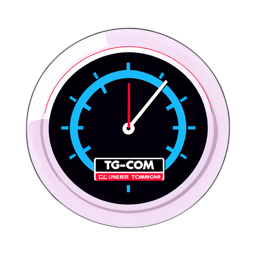 Adesivo TGcom24: La Velocità delle Notizie