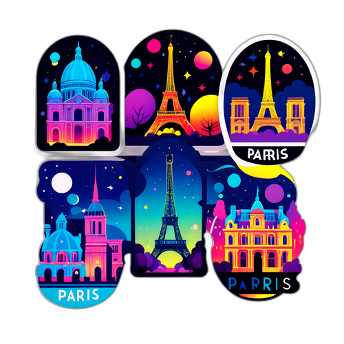 ความงามของปารีสในยามค่ำคืน