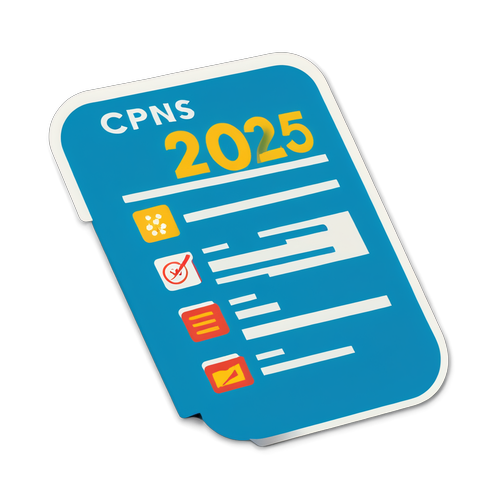 Stiker Informasi CPNS 2025