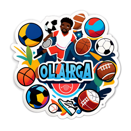 Stiker Olahraga Kreatif