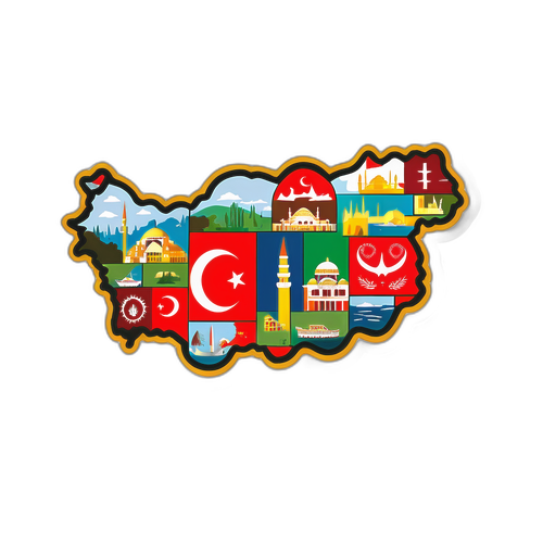 Türkiye Haritası Stickerı