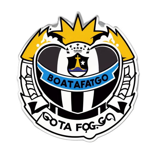 Pegatina de apoyo a Botafogo