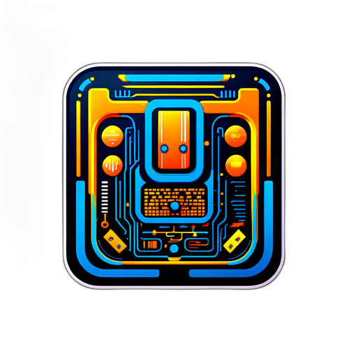Futuristikong Sticker ng Xiaomi HyperOS 2.2