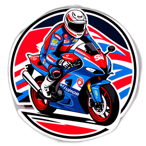 สติกเกอร์ SuperSport มอเตอร์ไซค์แข่ง
