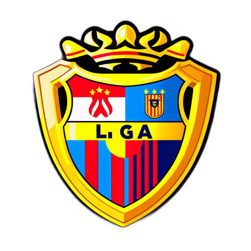 Логотип дизайну для Ла Ліги в стилі вуличного мистецтва