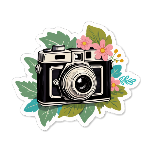 Fang Forsvundne Minder: Vintage Kameraet Blomstrer! 🌸📷