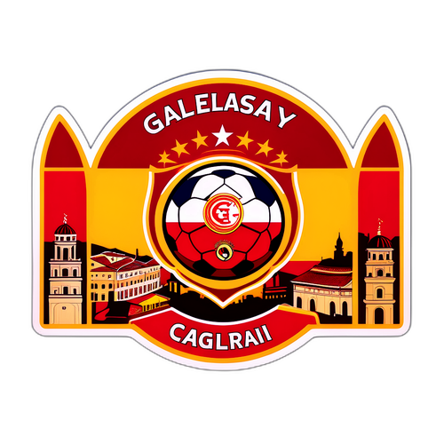 Sticker ya Galatasaray vs Cagliari
