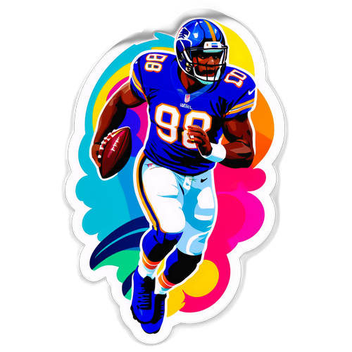 Vibrant NFL Spiller i Aktion