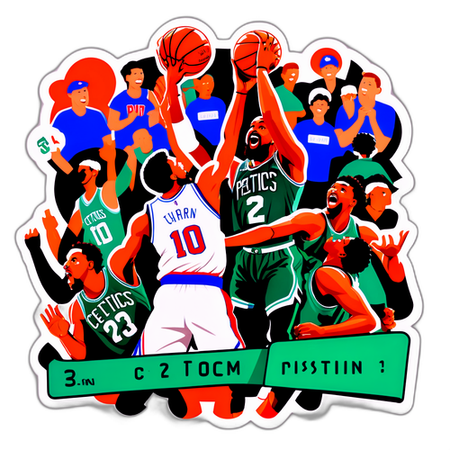 Dynamic na Sticker ng Celtics vs. Pistons