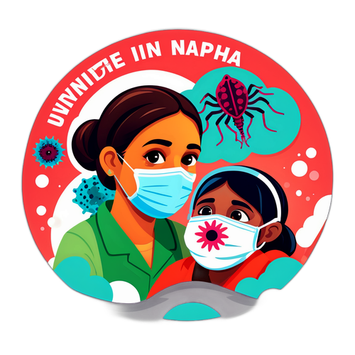 展现印度疫情严重性的插图