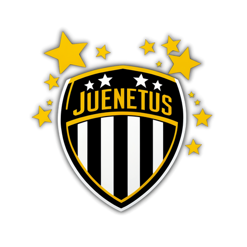 Eleganz der Unterstützung: Juventus Sticker