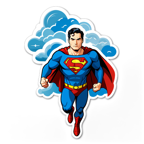 Sticker ng Bagong Superman Film