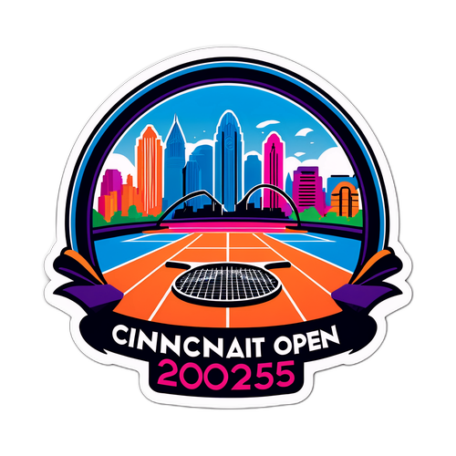Stiker Cincinnati Open 2025